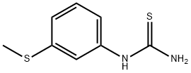 N-[3-(Methylthio)phenyl]thiourea 结构式