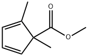 2,4-Cyclopentadiene-1-carboxylicacid,1,2-dimethyl-,methylester(9CI) 结构式