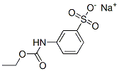 3-[(Ethoxycarbonyl)amino]benzenesulfonic acid sodium salt 结构式