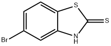 5-溴-2-巯基苯并噻唑 结构式