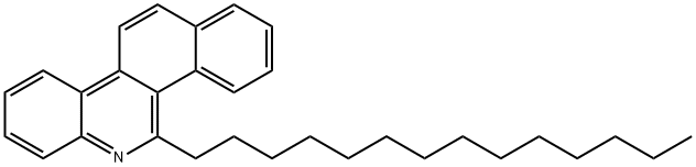 5-Tetradecylbenzo[i]phenanthridine 结构式