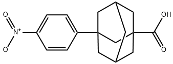 3-(4-硝基苯基)金刚烷-1-羧酸 结构式