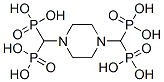 (1,4-Piperazinediyldimethylidyne)tetrakis(phosphonic acid) 结构式