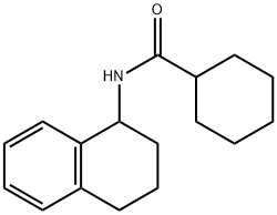 Cyclohexanecarboxamide, N-(1,2,3,4-tetrahydro-1-naphthalenyl)- (9CI) 结构式