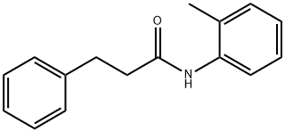 3-苯基-N-(邻-甲苯基)丙酰胺 结构式