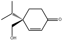 2-Cyclohexen-1-one,4-(hydroxymethyl)-4-(1-methylethyl)-,(4R)-(9CI) 结构式
