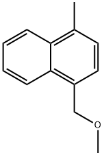 1-methoxymethyl-4-methylnaphthalene 结构式