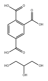 1,2,3-PROPANETRIOL 1,2,4-BENZENETRICARBOXYLATE 结构式