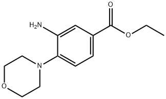 3-氨基-4-吗啉代苯甲酸乙酯 结构式