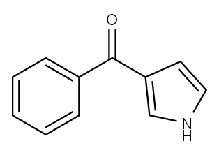3-苯甲酰吡咯 结构式