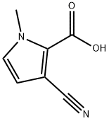 Pyrrole-2-carboxylic acid, 3-cyano-1-methyl- (7CI,8CI) 结构式