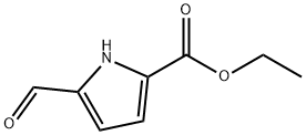 5-甲酰基-1H-吡咯-2-甲酸乙酯 结构式