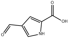 4-甲酰基-1H-吡咯-2-羧酸 结构式