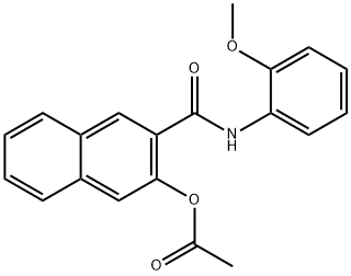 色酚AS-OL醋酸盐 结构式