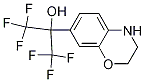 2-(3,4-Dihydro-2H-benzo[1,4]oxazin-7-yl)-1,1,1,3,3,3-hexafluoro-propan-2-ol 结构式