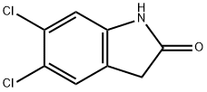 5,6-二氯吲哚-2-酮 结构式