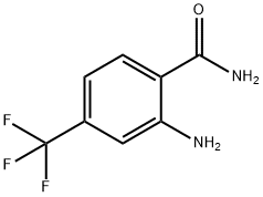 2-氨基-4-三氟甲基苯甲酰胺 结构式