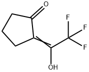 Cyclopentanone, 2-(2,2,2-trifluoro-1-hydroxyethylidene)- (8CI,9CI) 结构式