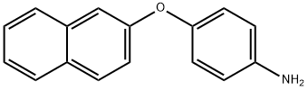 2-(4-氨基苯氧基)萘 结构式