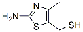 5-Thiazolemethanethiol,  2-amino-4-methyl- 结构式