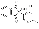 1H-Indene-1,3(2H)-dione, 2-(4-ethyl-2-hydroxyphenyl)-2-hydroxy- 结构式