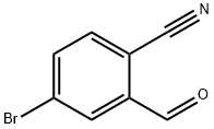 4-溴-2-甲酰基苯甲腈 结构式