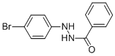 Benzoic acid 2-(p-bromophenyl)hydrazide 结构式