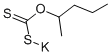 POTASSIUM SEC-AMYLXANTHATE 结构式