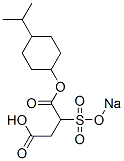 2-(Sodiosulfo)butanedioic acid 1-(1-methylethyl)4-cyclohexyl ester 结构式