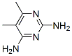 2,4-Pyrimidinediamine, 5,6-dimethyl- (9CI) 结构式