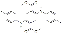 2,5-Di(p-toluidino)-3,6-dihydroterephthalic acid dimethyl ester 结构式