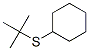 tert-Butyl cyclohexyl sulfide 结构式