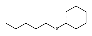 Cyclohexylpentyl sulfide 结构式