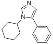 1-CYCLOHEXYL-5-PHENYLIMIDAZOLE 结构式