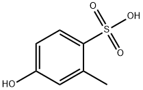 4-羟基-2-甲基苯磺酸铵 结构式