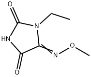 1-乙基咪唑烷-2,4,5-三酮 5-(O-甲基肟) 结构式