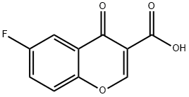 6-氟色酮-3-羧酸 结构式