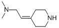 Ethanamine, N,N-dimethyl-2-(4-piperidinylidene)- (9CI) 结构式