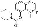 Quinolinium, 8-hydroxy-1-methyl-, iodide, butylcarbamate 结构式