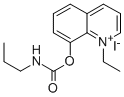 Quinolinium, 1-ethyl-8-hydroxy-, iodide, propylcarbamate 结构式