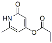 Propionic acid 1,2-dihydro-6-methyl-2-oxopyridin-4-yl ester 结构式