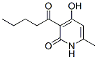 4-Hydroxy-6-methyl-3-valeryl-2(1H)-pyridone 结构式