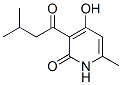 4-Hydroxy-3-isovaleryl-6-methyl-2(1H)-pyridone 结构式