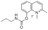 Quinaldinium, 8-hydroxy-1-methyl-, iodide, propylcarbamate 结构式