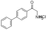 2-AMINO-1-BIPHENYL-4-YL-ETHANONE HYDROCHLORIDE 结构式