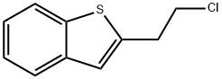 2-(2-CHLOROETHYL)-BENZO[B]THIOPHENE 结构式