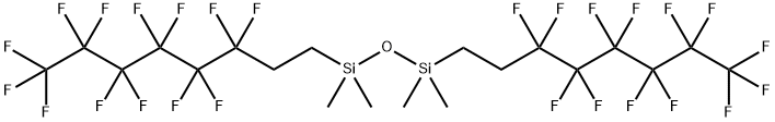 二(十三氟-1,1,2,2-四氢辛基)四甲基二硅氧烷 结构式