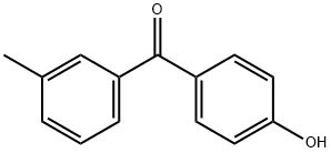 (4-羟基苯基)(间甲苯基)甲酮 结构式