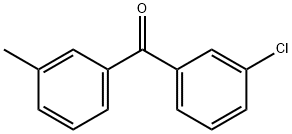 (3-氯苯基)(间甲苯基)甲酮 结构式