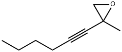 2-HEX-1-YNYL-2-METHYL-OXIRANE 结构式